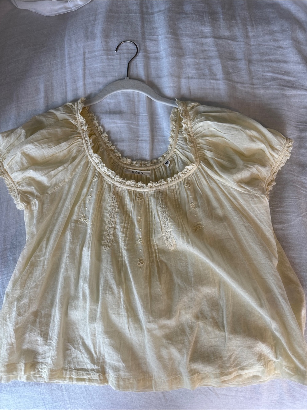 Doen Frederica Cotton Voile Top - Picture 6 of 9
